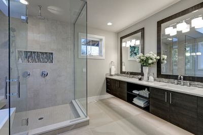 Glass Shower Door!